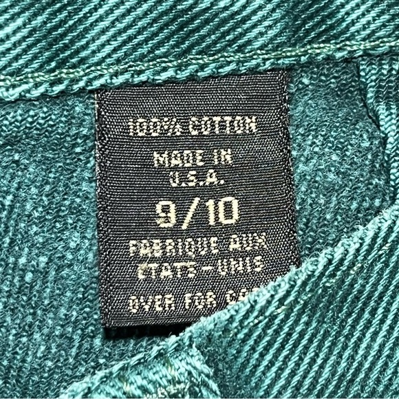 Vintage Express Tapered Fit Jeans Womens Size 9/10 Green Mom Jeans Made In USA - Picture 6 of 13